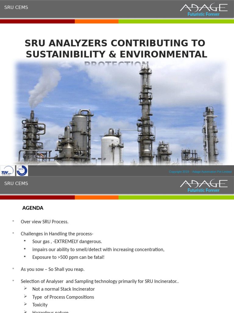 SRU ANALYSIS | PDF | Applied And Interdisciplinary Physics | Gases