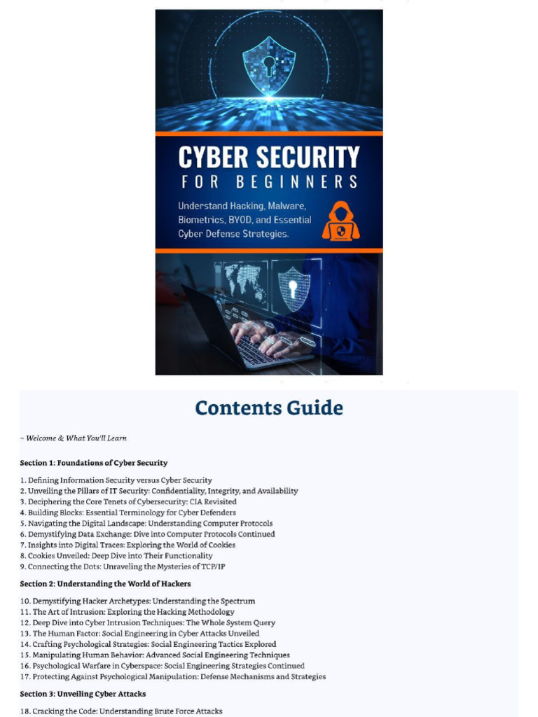 Cybersecurity For Beginners - 1 (PDF - Io) | PDF