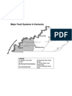 Major Fault Systems in Kentucky