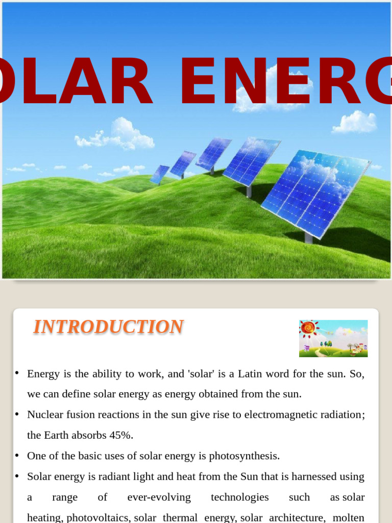 Unit II - Solar-Energy | PDF | Solar Energy | Radiation