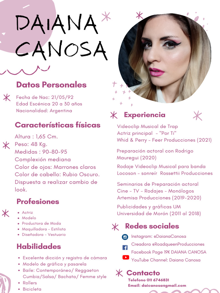 Perfil Profesional de Daiana Canosa | PDF