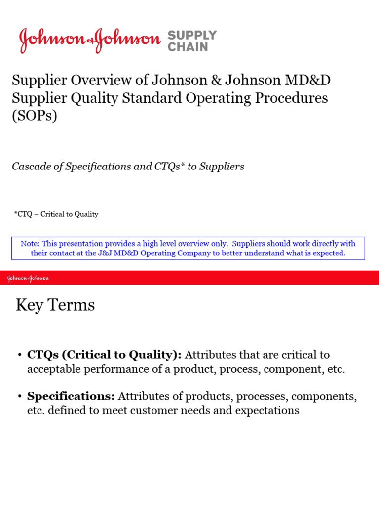CTQ Sop | PDF | Specification (Technical Standard) | Business
