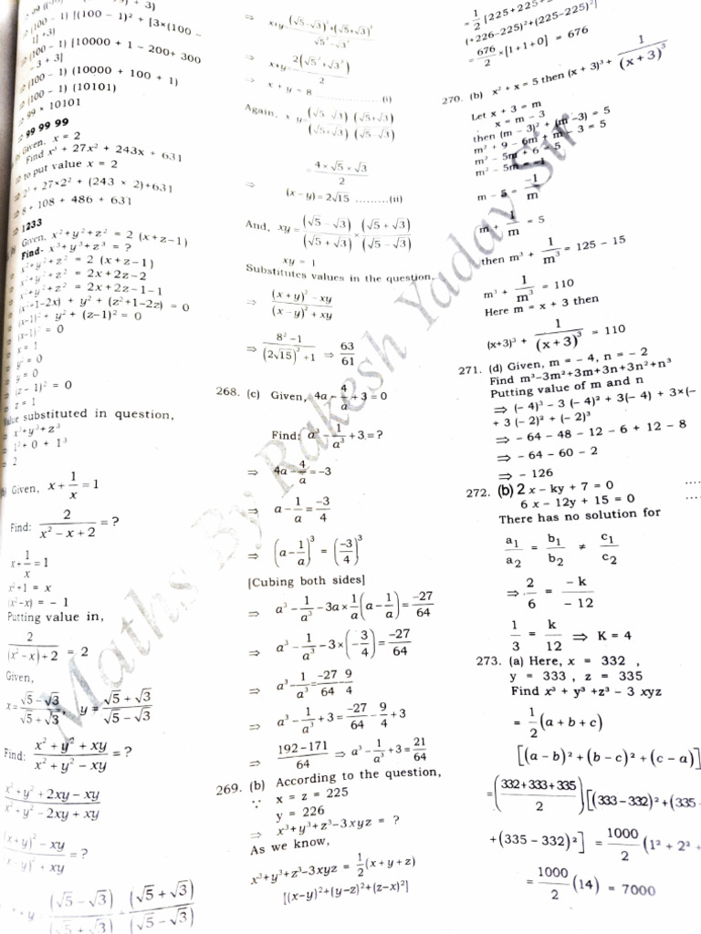 Algebraic Expressions and Equations | PDF