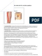 Dolor espinilla corredor: periostitis tibial