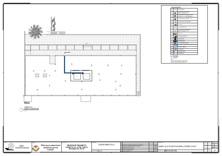 Annex Villa Small Power Layout Plan | PDF | Environmental Design | Design