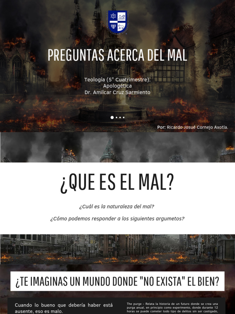 La Naturaleza del Mal y el Libre Albedrío | PDF | Libre albedrío | Mal