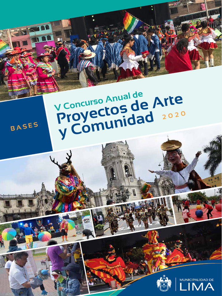 Bases V Concurso Anual de Proyectos de Arte y Comunidad | PDF | Lima ...
