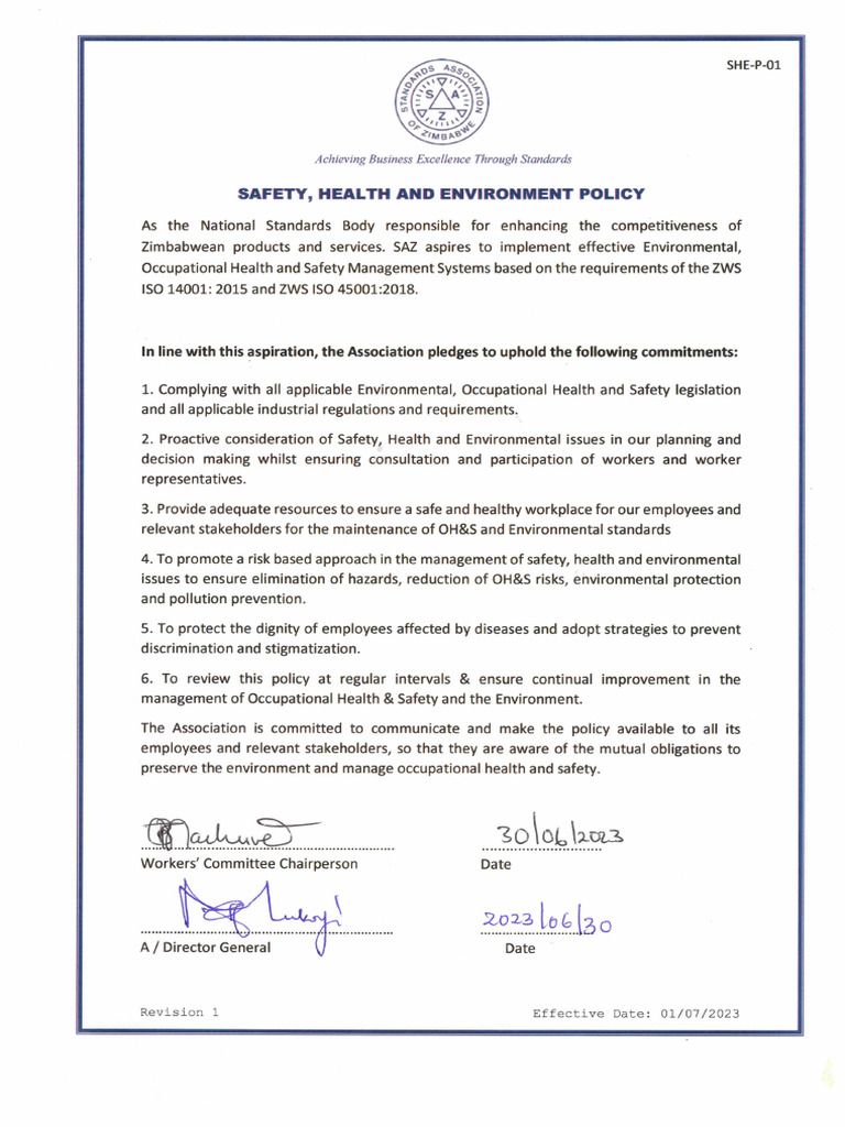 She Policy | PDF