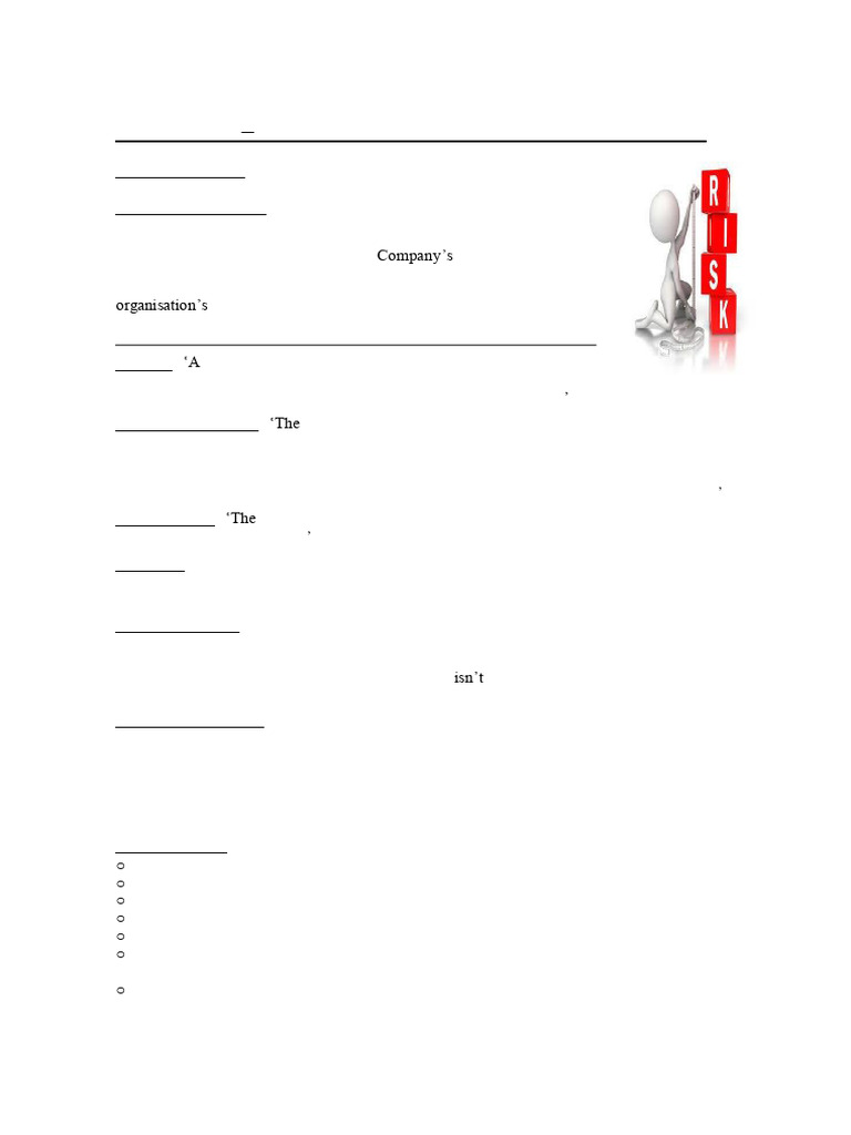 Understanding Business Risk Management | PDF | Financial Risk | Risk