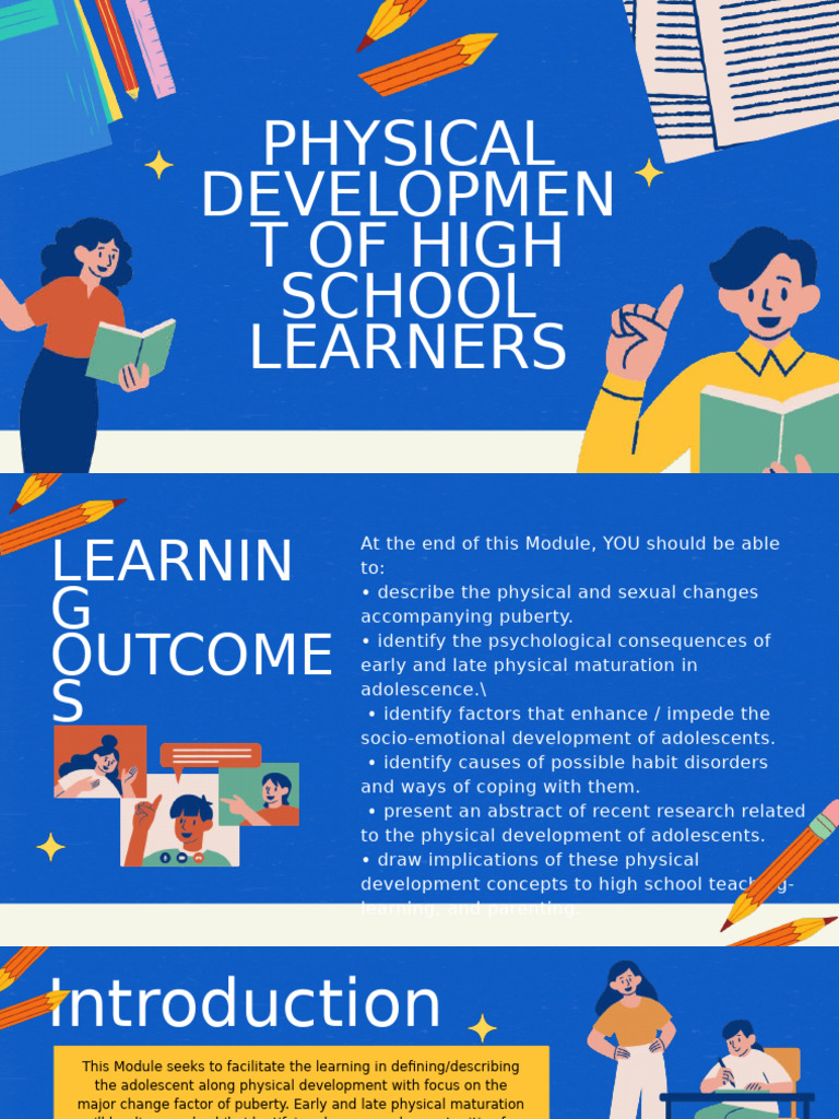 Adolescent Physical Development Insights | PDF | Adolescence | Self Esteem