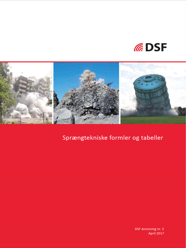 DSF - Anvisning 5 - Formler Og Tabeller | PDF
