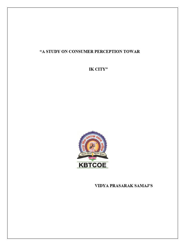 Consumer Perception of Electric Vehicles in Nashik | PDF | Automotive ...