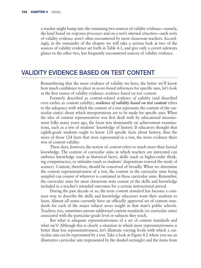 Understanding Test Content Validity | PDF | Knowledge | Teachers