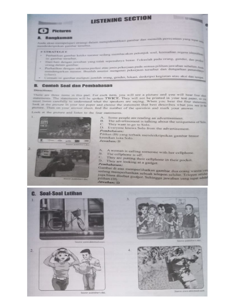 Latihan Listening Pdf