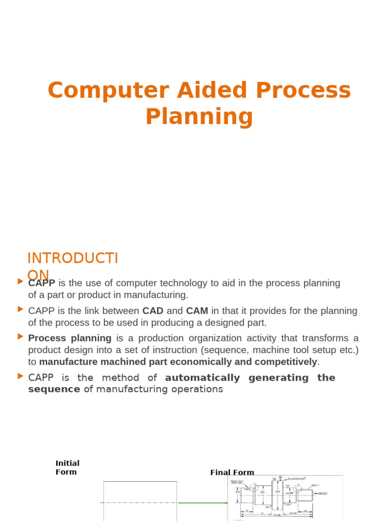 Computer Aided Process Planning Overview | PDF | Computer Aided Design ...