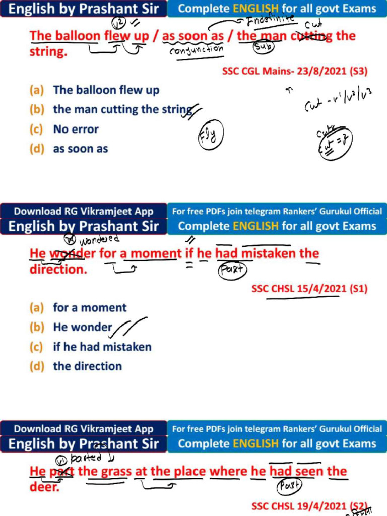 Tense Practice 02 (Class Notes) | PDF
