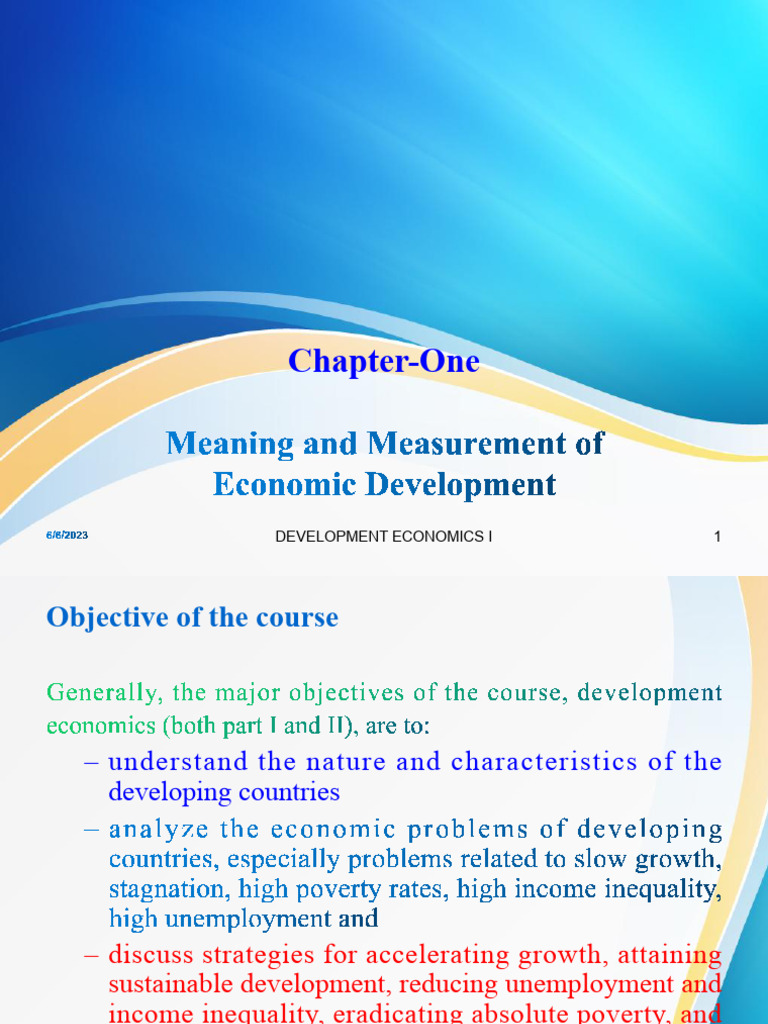 Understanding Development Economics | PDF | Economic Growth | Gross ...