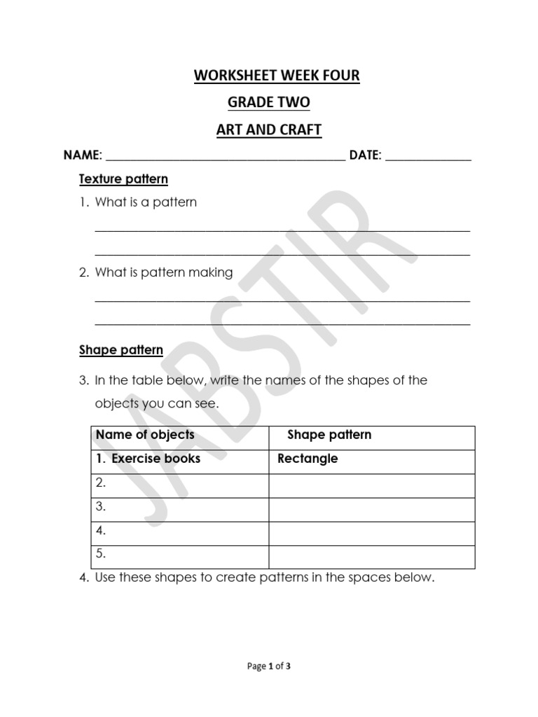 Grade 2 Week 4 Worksheets | PDF | Senses | Nervous System