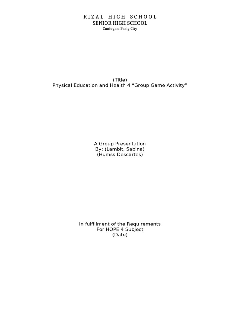 Format-for-group-games | PDF
