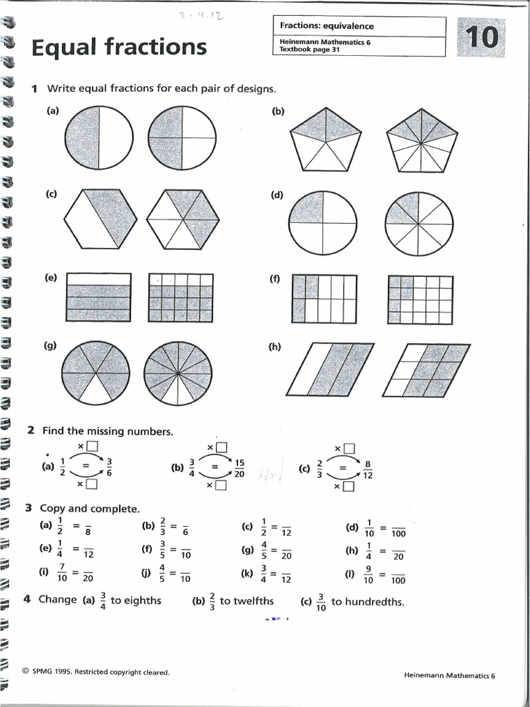 Numeracy Homework | PDF