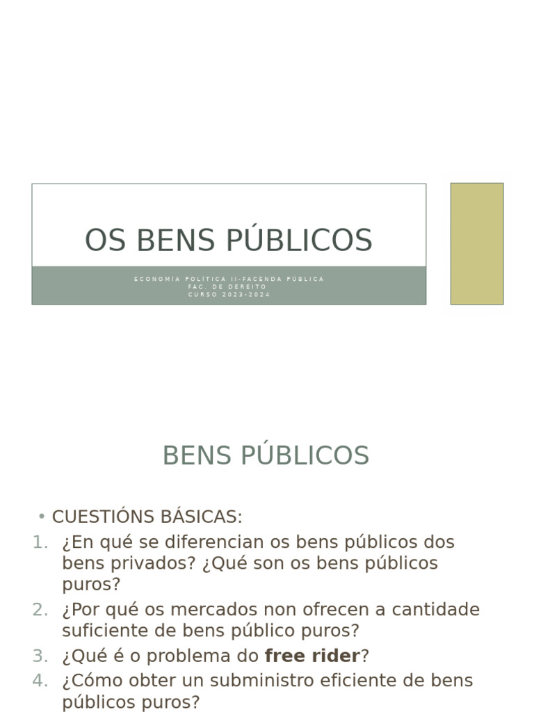 Bens Públicos | PDF