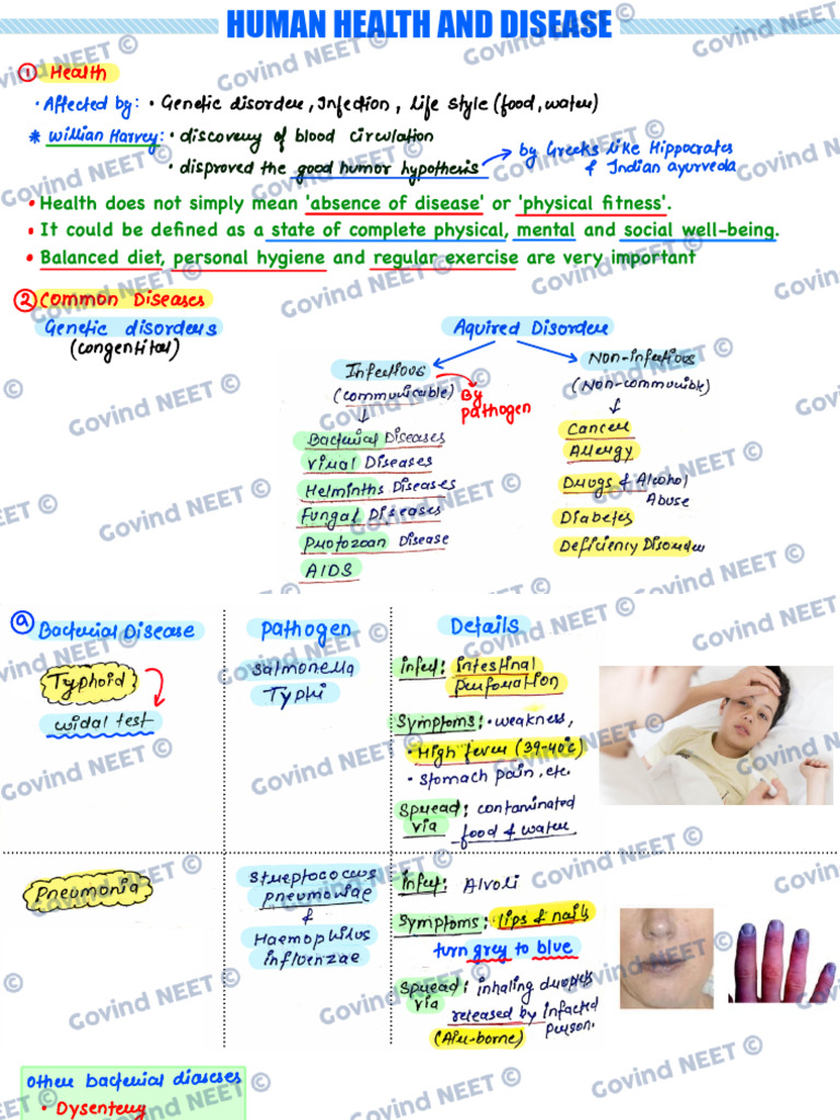Human Health and Disease | PDF