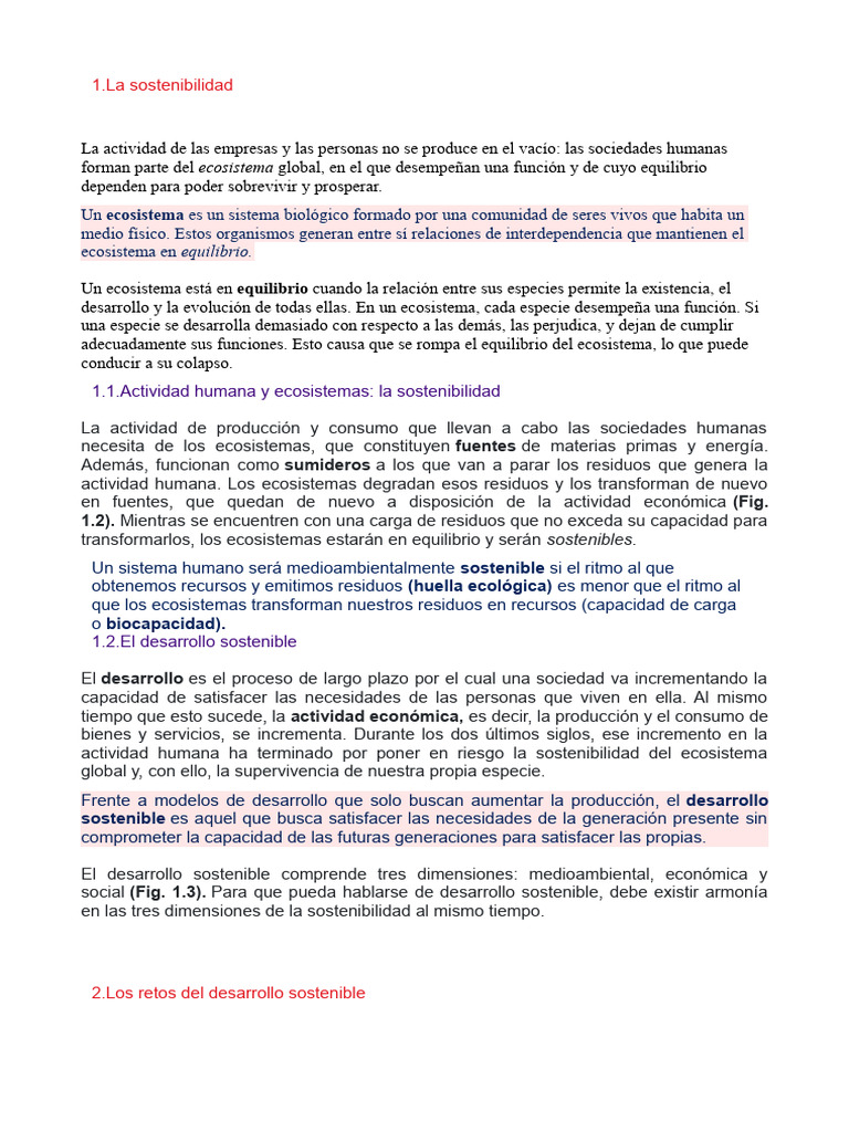Retos y acciones para la sostenibilidad | PDF | Sustentabilidad ...