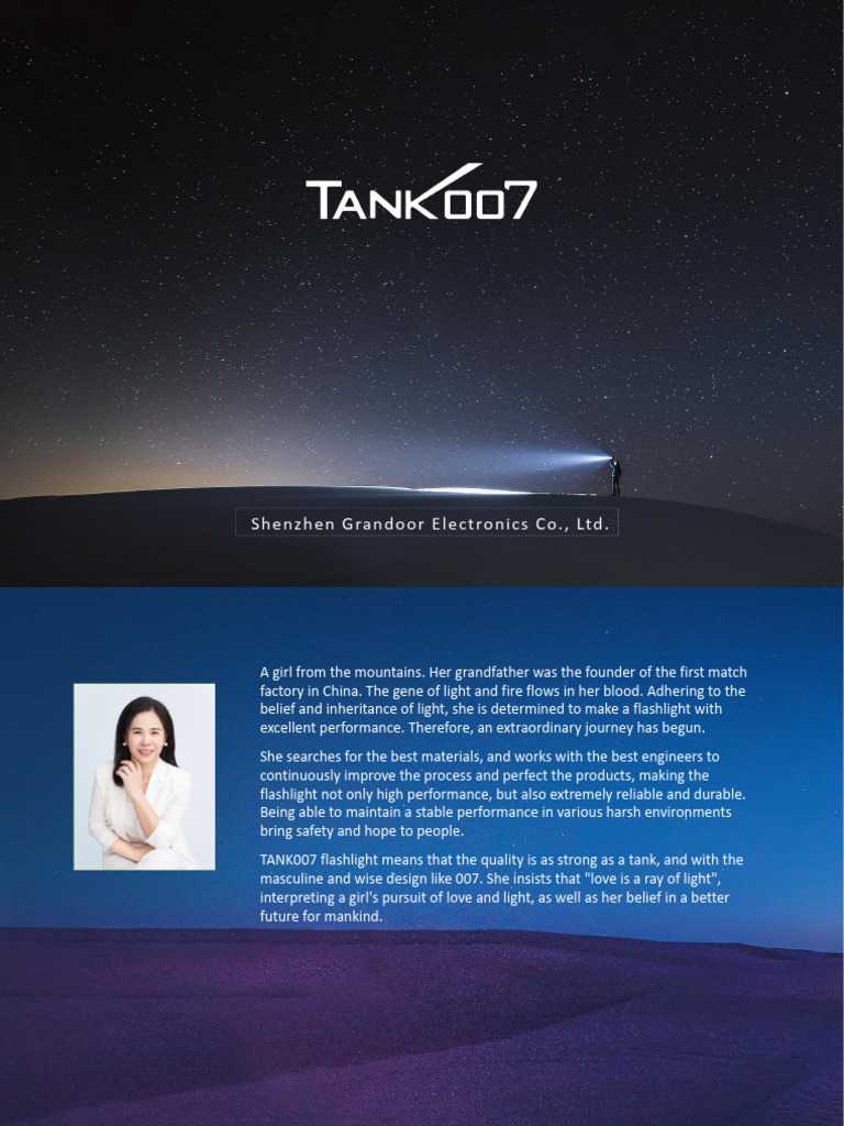 TANK007 Flashlight Innovation Overview | PDF | Flashlight | Light ...