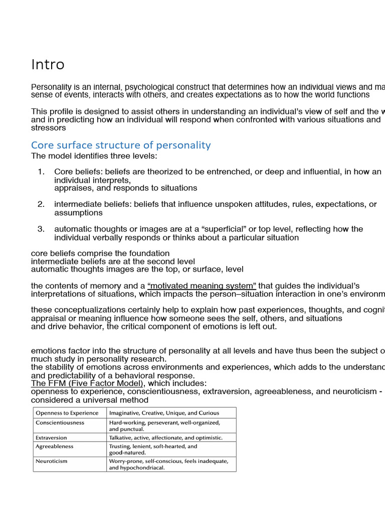 Personality Disorder | PDF | Personality Disorder | Mental Disorder