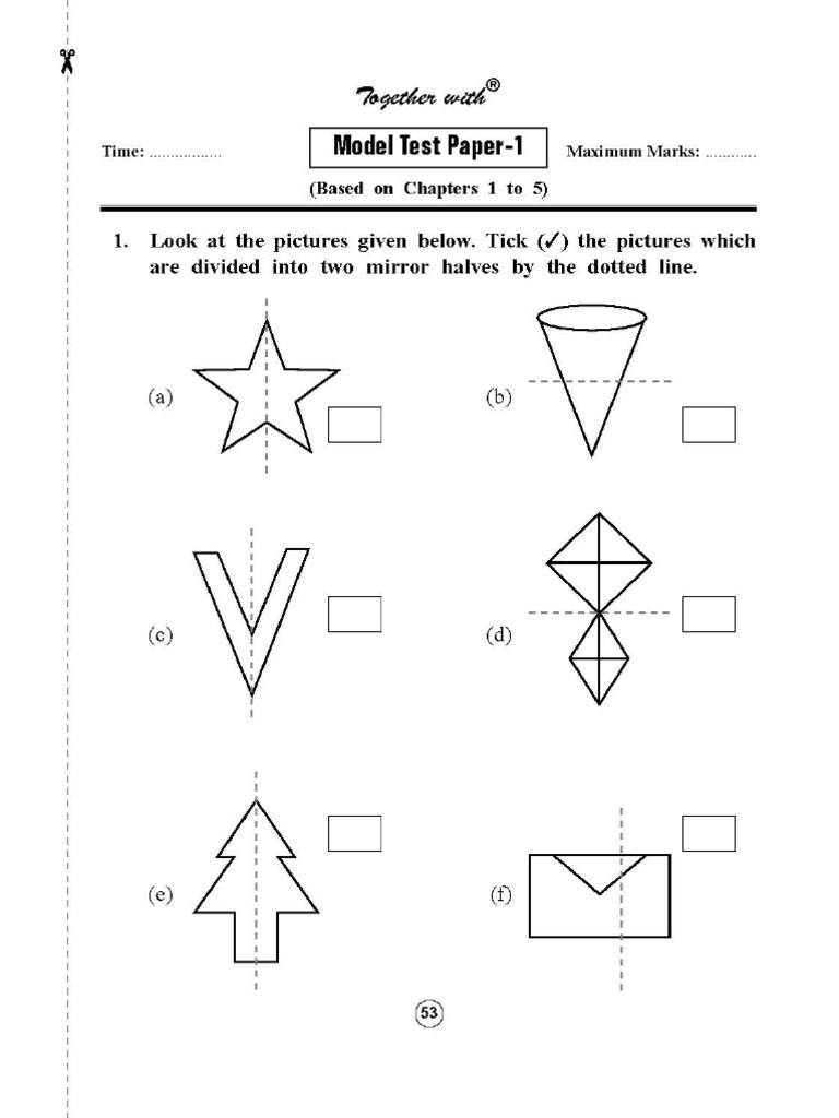 Model Test Paper 1 3 | PDF