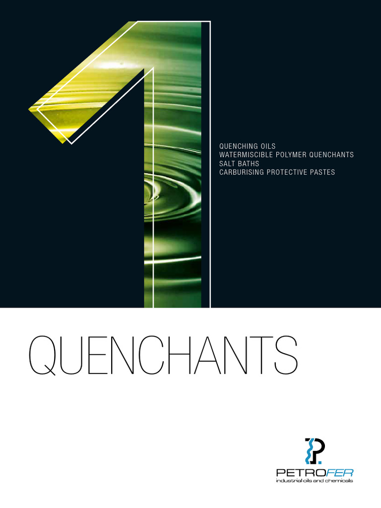 Quenching Oils and Polymer Quenchants | PDF | Heat Treating | Steel