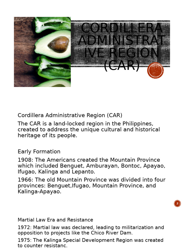 Cordillera Administrative Region CAR - 094122 | PDF | Cuisine | Food ...
