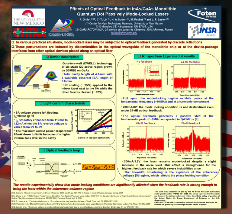 Optical Feedback in MLL | PDF | Laser | Electromagnetic Radiation