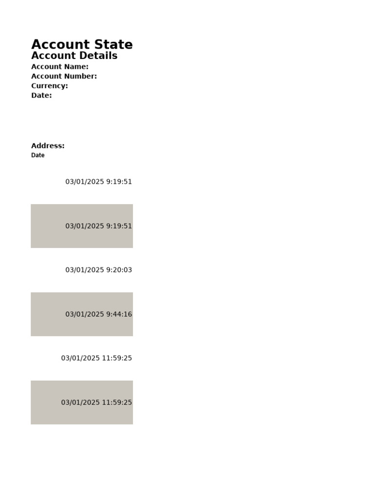 Account Statement for Minpip Resources | PDF | Money | Corporations