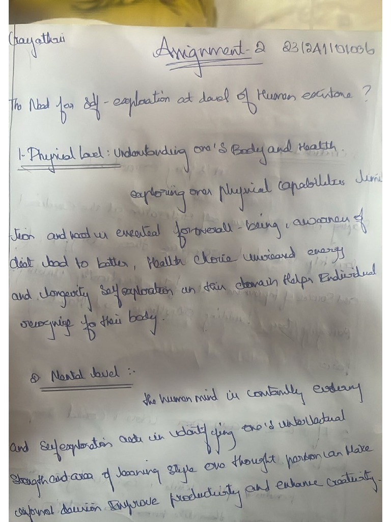 Gayathri Bme UHV Assignment 2 | PDF