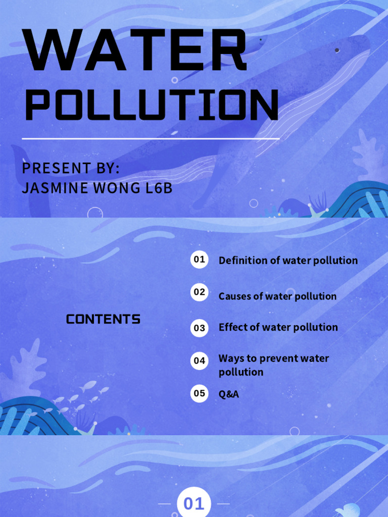 Water Pollution: Causes and Prevention | PDF