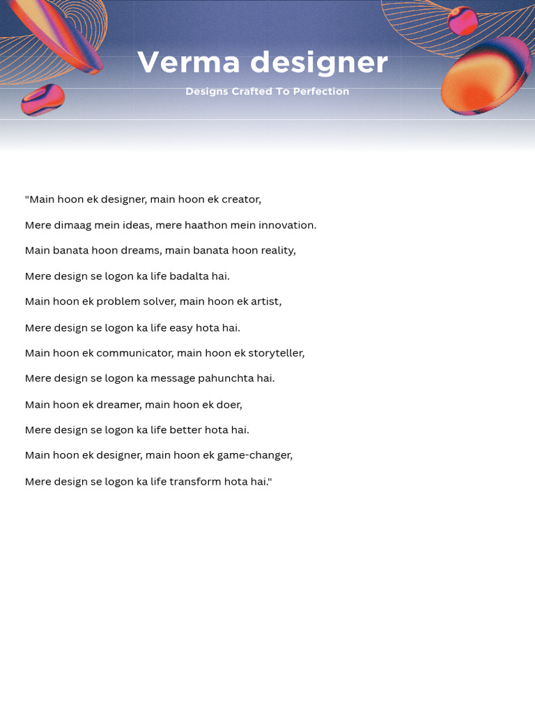 Designer Life Script! PDF | PDF
