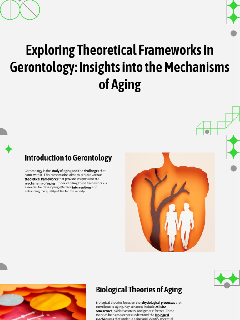 Gerontology Frameworks for Aging | PDF | Ageing | Gerontology