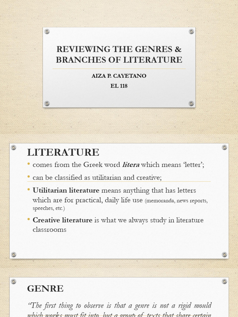 Exploring Literary Genres and Authors | PDF | Poetry | Genre