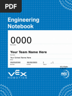 VEX Engineering Notebook Updates | PDF | Computing | Software