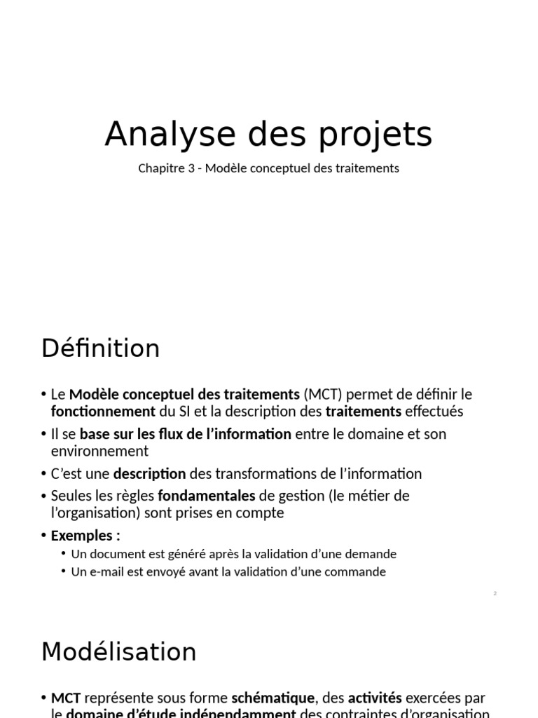 Chapitre 3 - MCT | PDF | Informations | Modèle mathématique