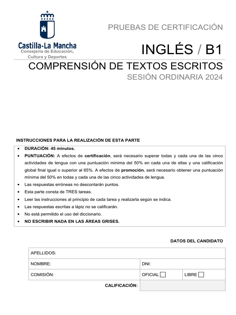 English B1 Certification Guide | PDF | Walt Disney | The Walt Disney ...