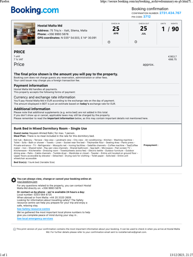 Confirmation | PDF