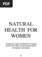 Natural Health for Women - 7 Steps to Natural Health