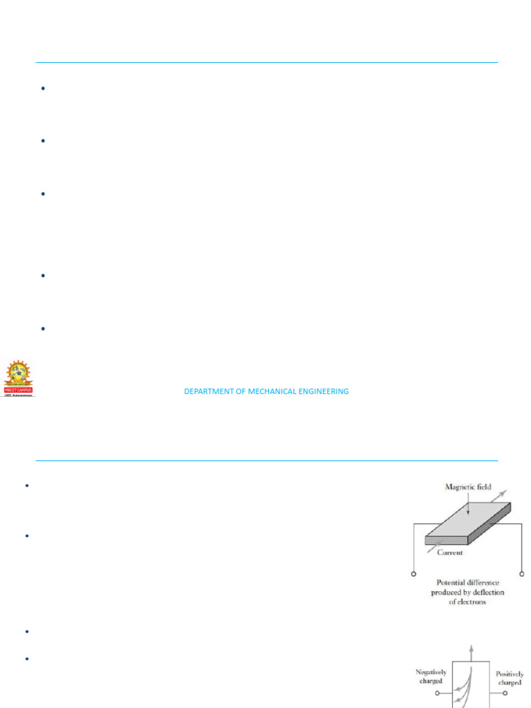 Hall Effect Sensors: Principles & Applications | PDF | Magnetic Field ...
