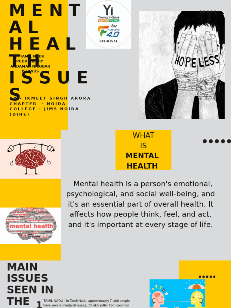 Mental Health Issues in South India | PDF | Mental Health | Mental Disorder