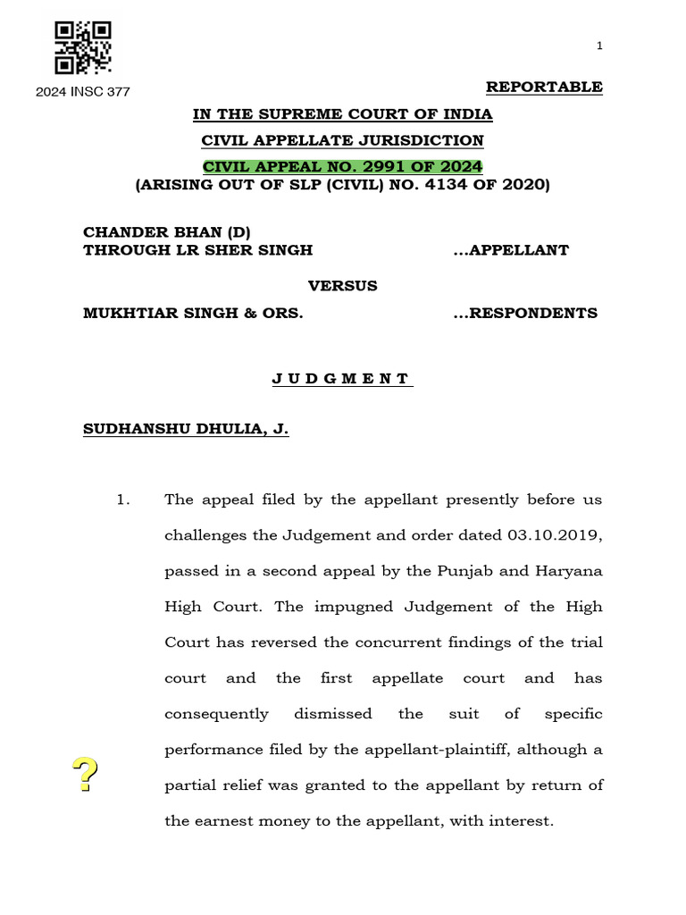 Supreme Court Ruling on Land Sale Dispute | PDF | Lawsuit | Judgment (Law)