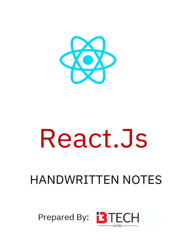 React Handwritten Notes | PDF