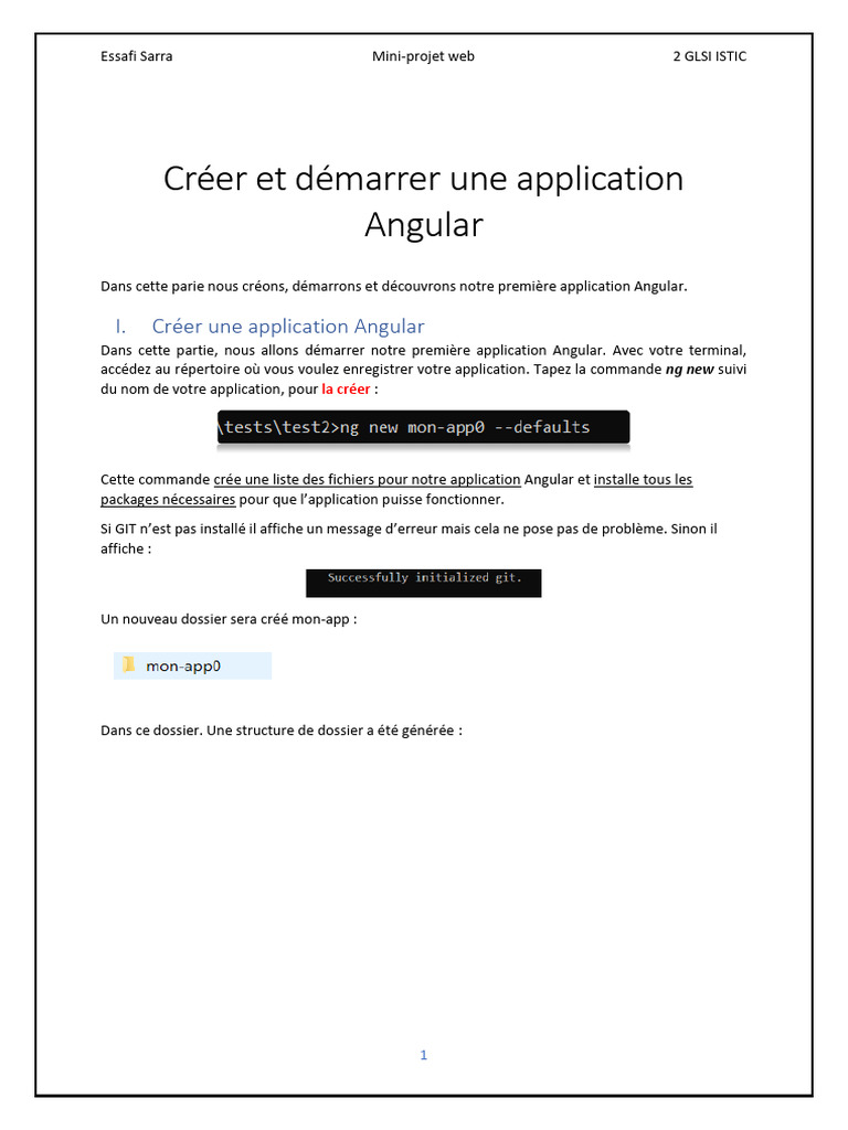 Créer une application Angular facilement | PDF | Internet | Internet et Web