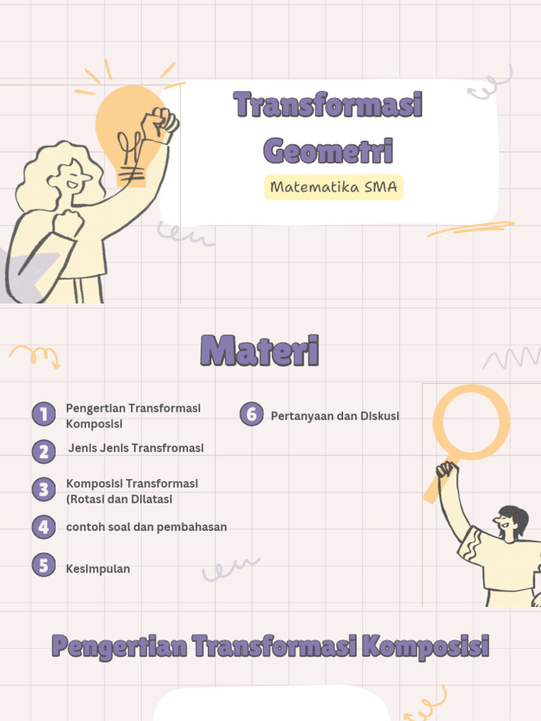 Pengertian dan Jenis Transformasi Geometri | PDF